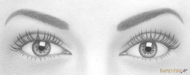 Drawing An Realistic Eye How to Draw A Pair Of Realistic Eyes Rapidfireart