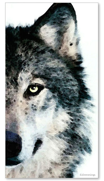 Drawing and Painting A Wolf Wolf Art Print Painting Wolves Timber Woods Gray Brown Animals