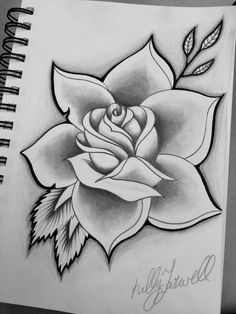 Drawing and Shading A Rose Drawing Drawing In 2019 Drawings Pencil Drawings Art Drawings