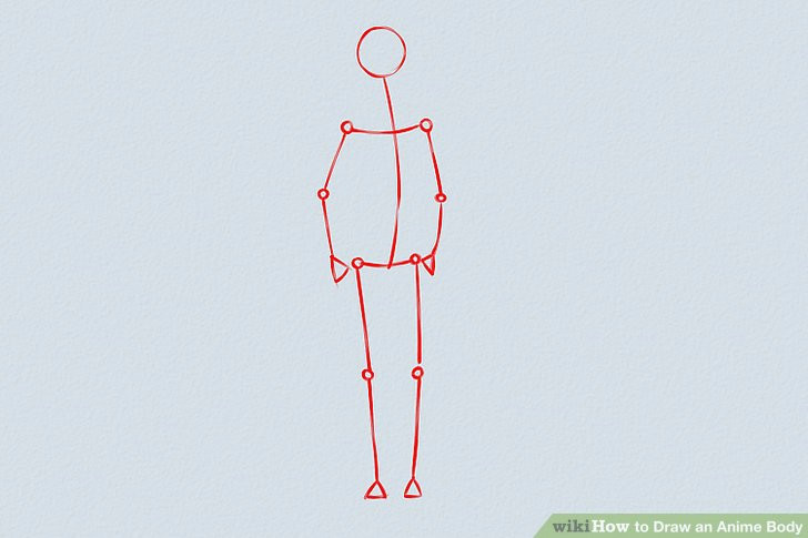 Drawing Anime 3 4 View 5 Ways to Draw An Anime Body Wikihow