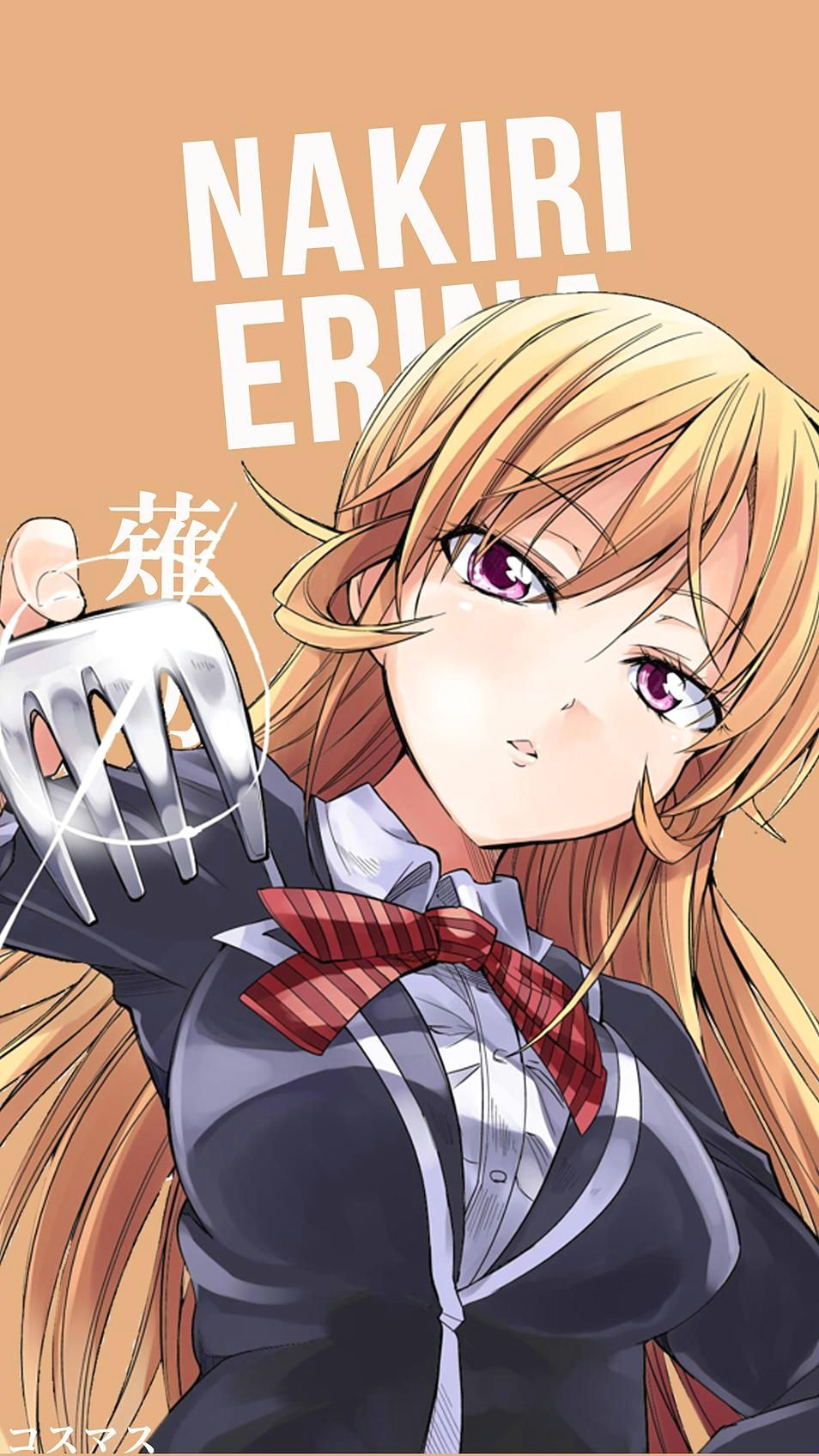 Drawing Anime Backgrounds Nakiri Erina Korigengi Wallpaper Anime Anime Anime Garotos