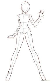 Drawing Anime Bodies Female 21 Best Anime Female Base Images How to Draw Manga Manga Drawing