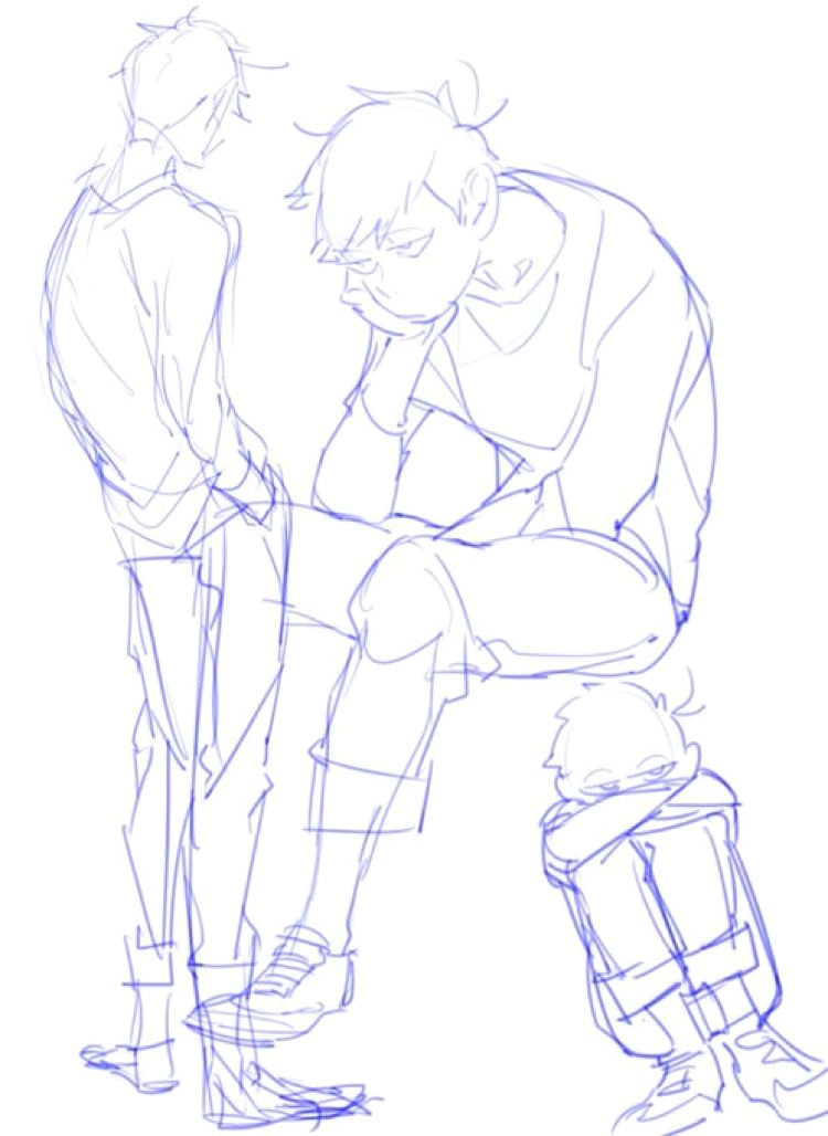 Drawing Anime Body Positions the Siting One with Knees Draw Up A Human Body Positions