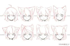 Drawing Anime Cat Ears Cat Ears Neko Text How to Draw Manga Anime How to Draw Manga