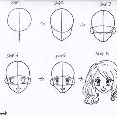 Drawing Anime Characters for Beginners 61 Best How to Draw Anime Faces Images Drawings How to Draw Anime