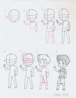 Drawing Anime Child Manga Interest Chibi Boy Standing How to Draw A Chibi Boy