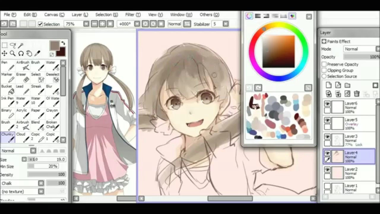 Drawing Anime Effects Drawing Process Sakurai Nana Youtube