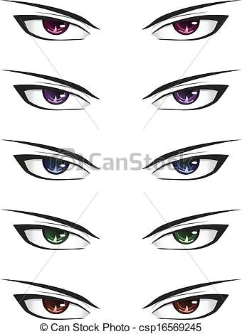 Drawing Anime Eyelashes Anime Male Eyes Csp16569245 Drawings and How to Draw Anime