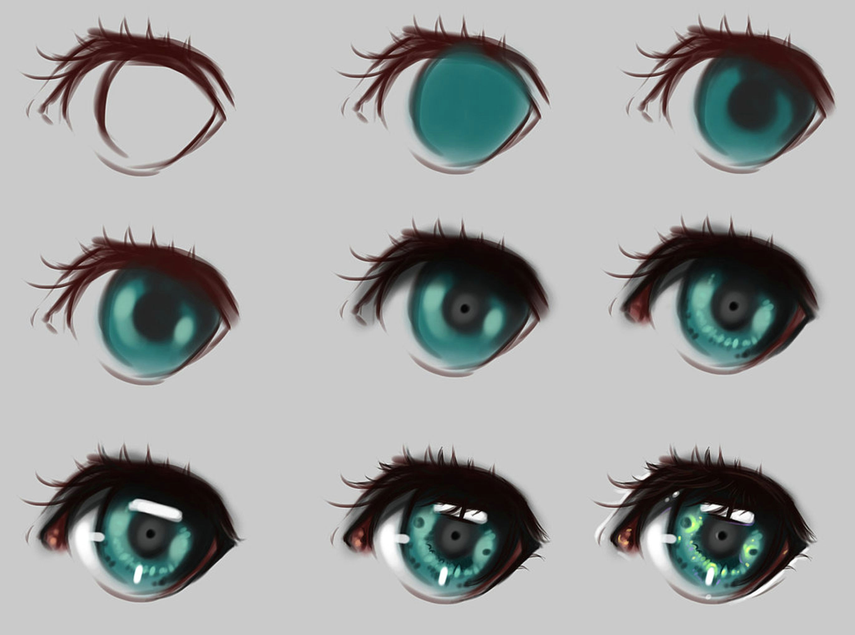 Drawing Anime Eyes Step by Step Eyes Step by Step by Ryky On Deviantart Drawings A Drawings