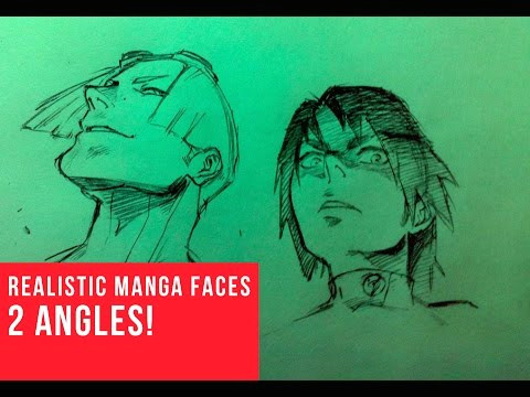 Drawing Anime Eyes Youtube How to Draw Manga Face 2 Different Angles Ant S Eye View Youtube