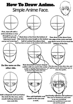 Drawing Anime Face for Beginners 61 Best How to Draw Anime Faces Images Drawings How to Draw Anime