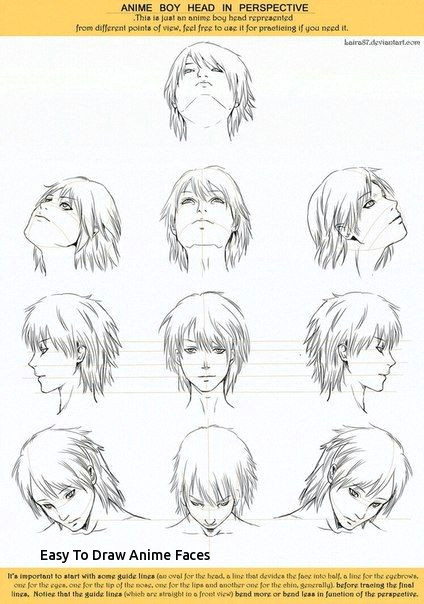 Drawing Anime Faces From Different Angles Easy to Draw Anime Faces Pin by Twyla Cat On How to Draw Face