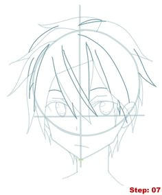 Drawing Anime Faces Step by Step 61 Best How to Draw Anime Faces Images Drawings How to Draw Anime