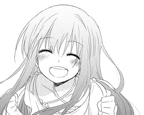 Drawing Anime Female Face Anime Manga Girl Cute Happy Beauty Of Manga Manga Manga