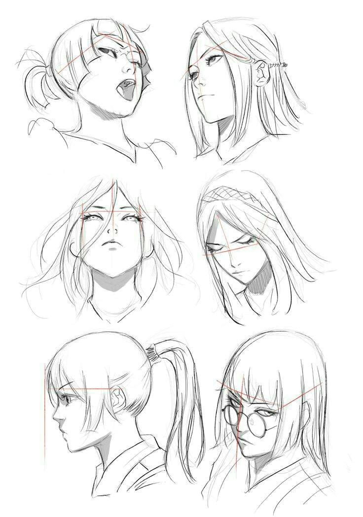 Drawing Anime Female Face Pin by Cristina Ioana On References and Learning Drawings Drawing