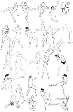 Drawing Anime Fighting Pose 437 Best Animation Fighting Action Poses Gifs Vids Images