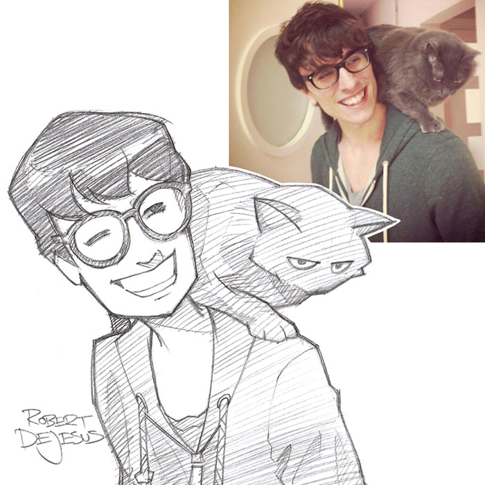 Drawing Anime From Real Life Illustrator Turns Strangers Into Anime Characters Bored Panda