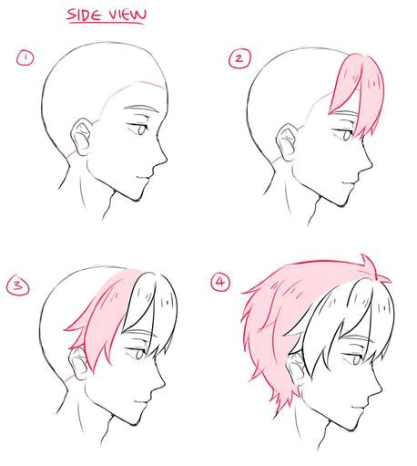 Drawing Anime From the Side Pin by Salcedo On Art Drawings Drawing Tips Manga Drawing