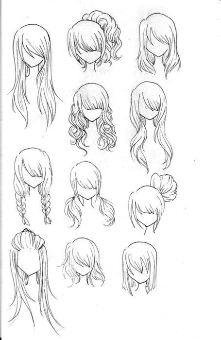 Drawing Anime Girl Head How to Draw Hair I M Sure You Got It Down but Maybe some New Ideas