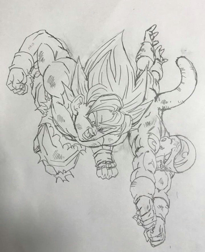 Drawing Anime Goku Pin by Blake Stryder On Art Dragon Ball Goku Dragon Ball Z