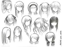 Drawing Anime Hair for Beginners Image Result for How to Draw Anime Hair Step by Step for Beginners