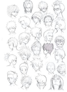 Drawing Anime Hair Male 20 Male Hairstyles by Lazycatsleepsdaily On Deviantart I Like to
