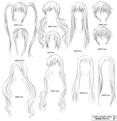 Drawing Anime Hair Step by Step 115 Best Drawing Hair Images Drawing Techniques Pencil Drawings