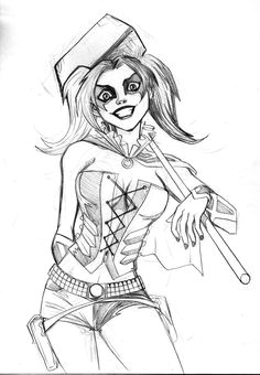 Drawing Anime Harley Quinn 21 Best Harley Quinn Drawings Images Drawings Suide Squad Draw
