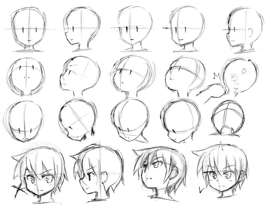 Drawing Anime Head Angles Pin Od Poua A Vatea A Kikajka Gernicove Na Nastenke Anime Drawings