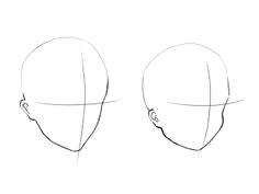 Drawing Anime Head Shape Draw A Manga Face Male Art Stuff 3 Drawings Manga