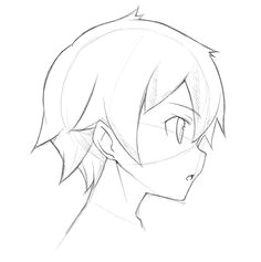 Drawing Anime Head Side View Art Reference Art References Drawings Drawing Heads Art Reference