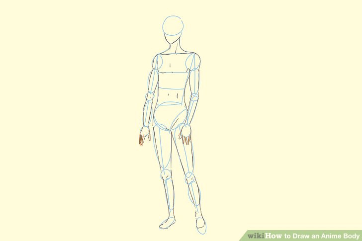 Drawing Anime Human Anatomy 5 Ways to Draw An Anime Body Wikihow