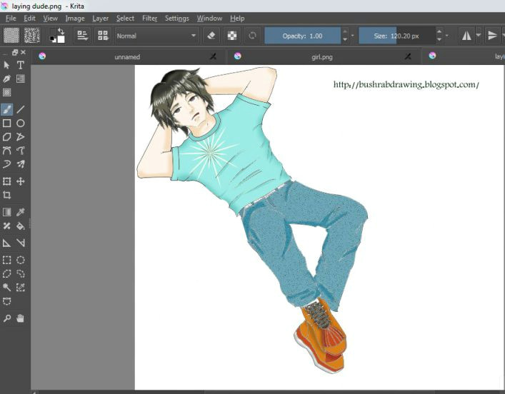 Drawing Anime In Krita Downdon Free Download Krita