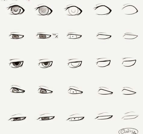 Drawing Anime Instructions How to Draw Anime Male Eyes Step by Step Learn to Draw and Paint