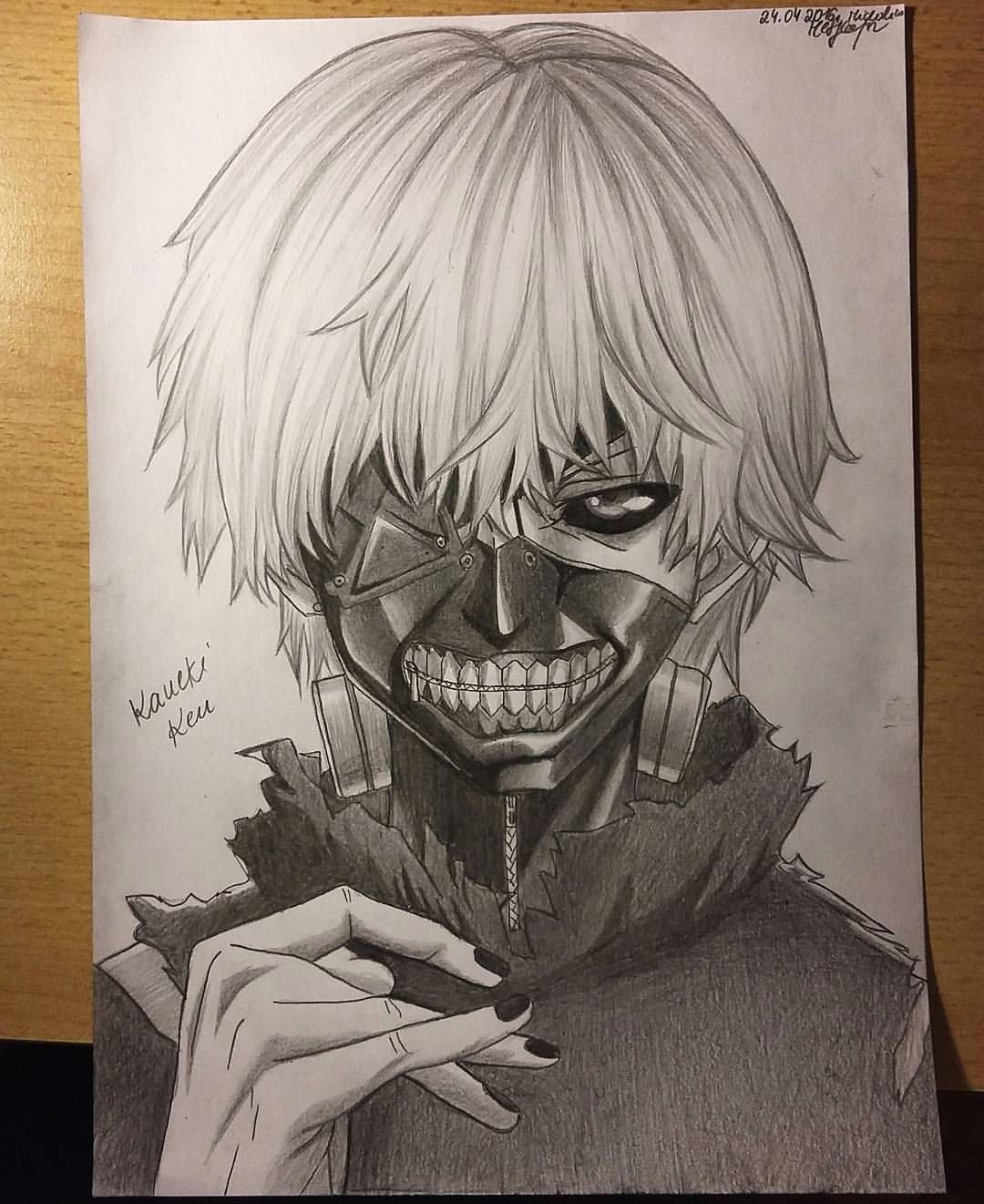 Drawing Anime Japan Arteyata On Instagram Done My Drawing Of Kaneki Ken tokyo Ghoul
