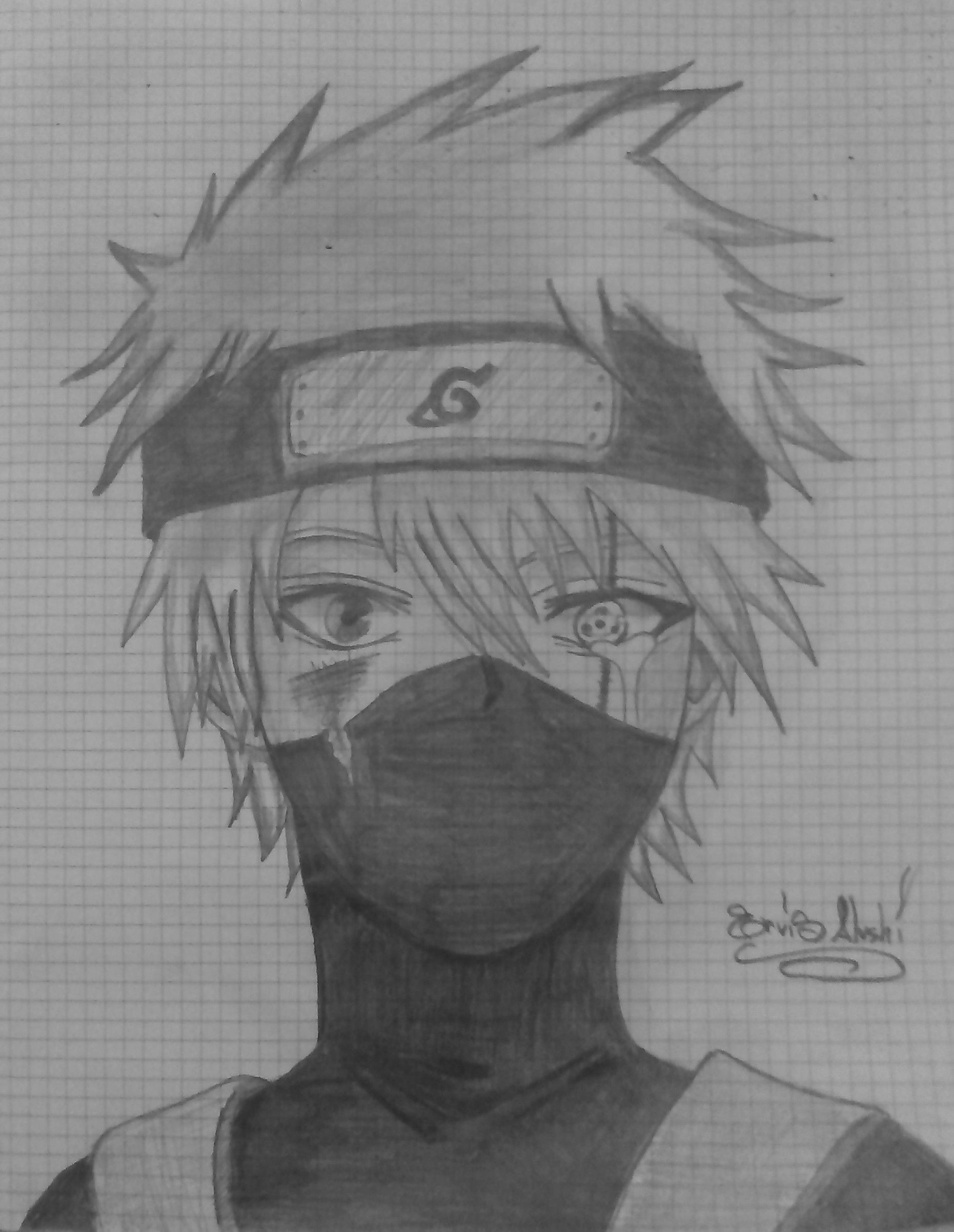 Drawing Anime Kakashi Hatake Kakashi Kid Naruto Naruto Kakashi Naruto Shippuden