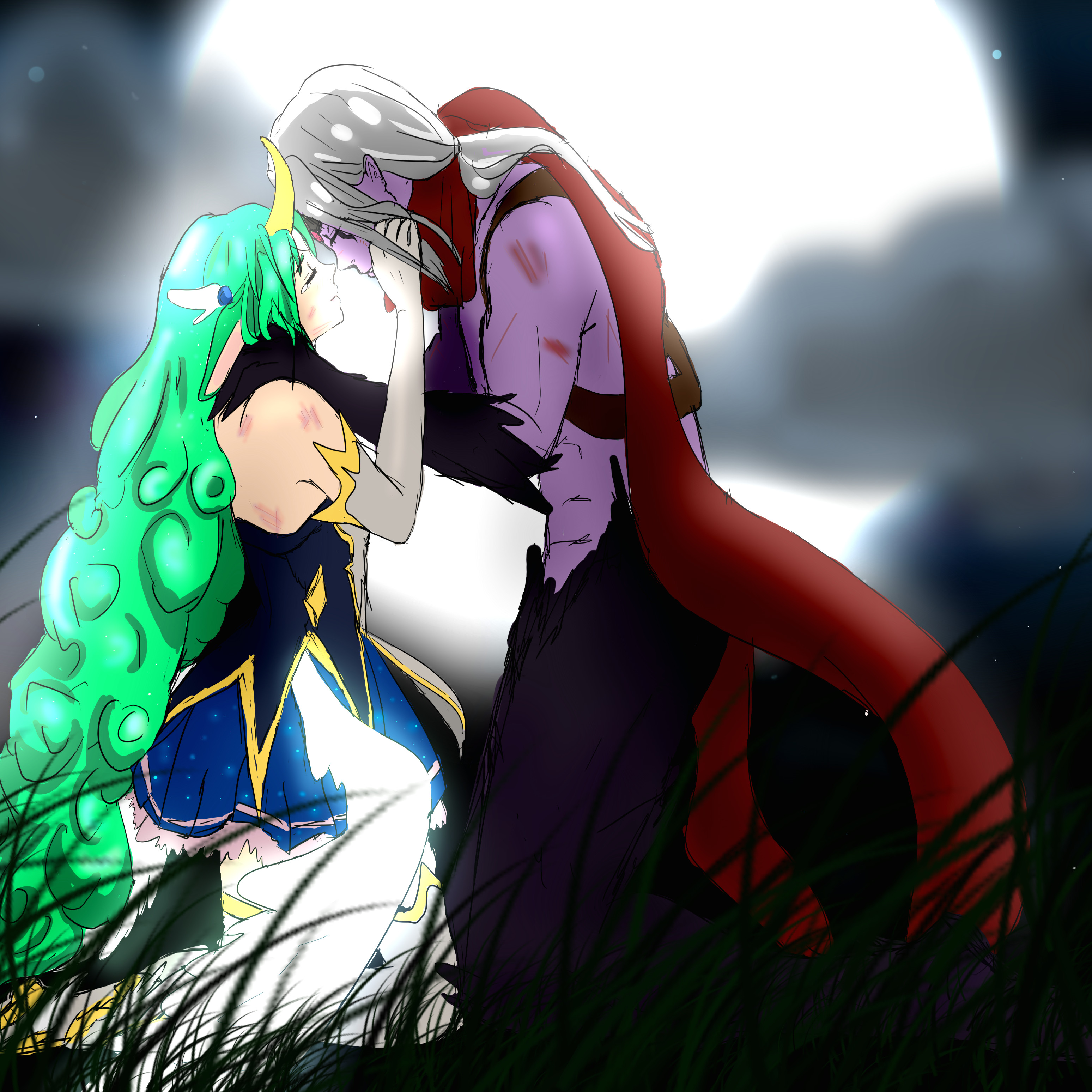 Drawing Anime Lol soraka and Varus by Luariya Gaming League Of Legends League Of