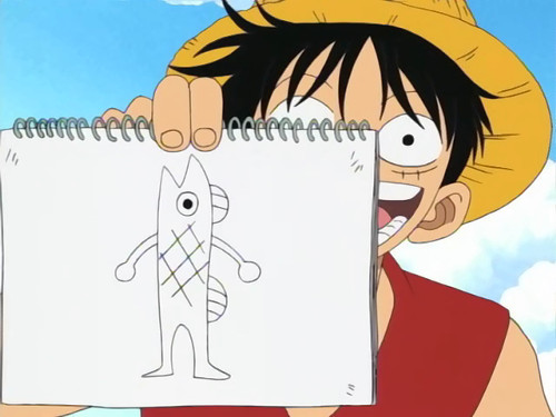 Drawing Anime Luffy Luffy S Fishman Drawing Euhh One Piece One Piece Anime