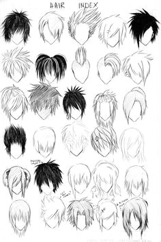 Drawing Anime Male Hair 20 Male Hairstyles by Lazycatsleepsdaily On Deviantart I Like to