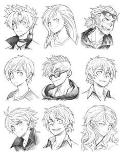 Drawing Anime Male Hair Hairstyle Adopt Men Boy Hairstyles Text How to Draw Manga Anime