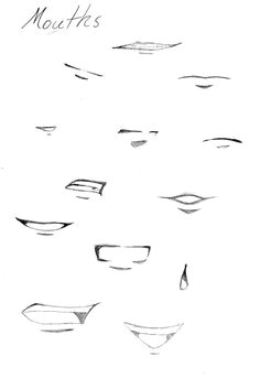 Drawing Anime Mouths Drawing Anime Noses How to Draw Anime and Manga Noses Tips On