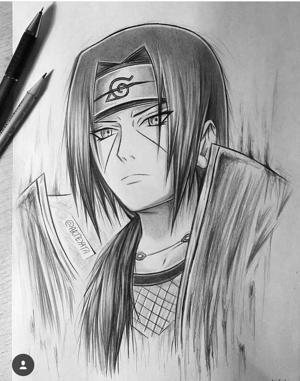 Drawing Anime Naruto 3d Itachi Uchiha Naruto Boruto Naruto Naruto Drawings Anime