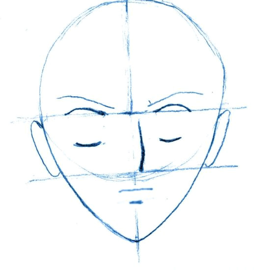 Drawing Anime Nose and Mouth Draw A Manga Face with these Easy Steps