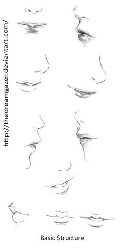Drawing Anime Nose and Mouth Pin by Unknownecho On Drawing Reference Drawings Drawing