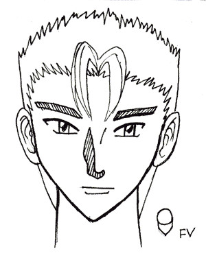 Drawing Anime Noses Front View How to Draw Male Head Front View Anime Pinterest Drawings