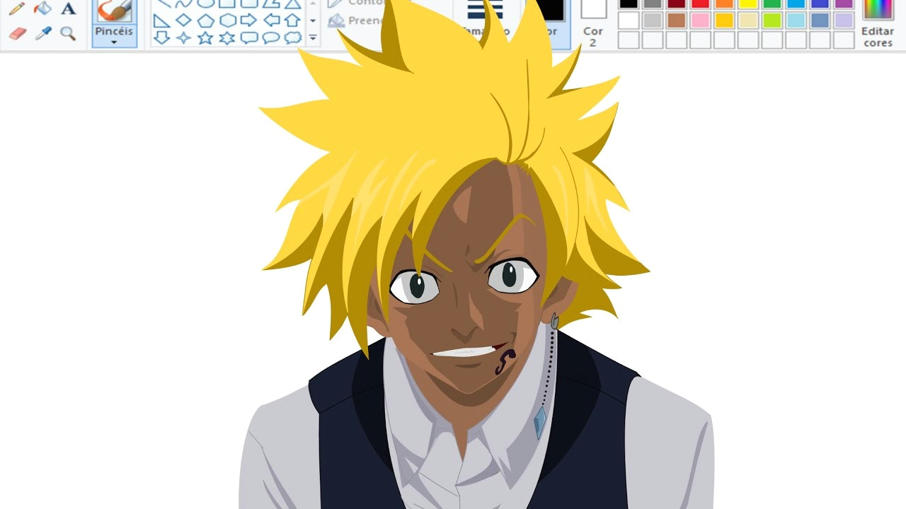 Drawing Anime On Paint.net Desenhando Anime No Paint Sha