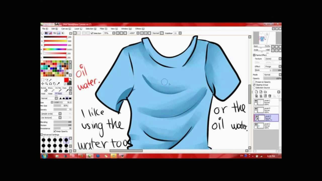 Drawing Anime On Paint tool Sai How to Use Paint tool Sai Basics Youtube