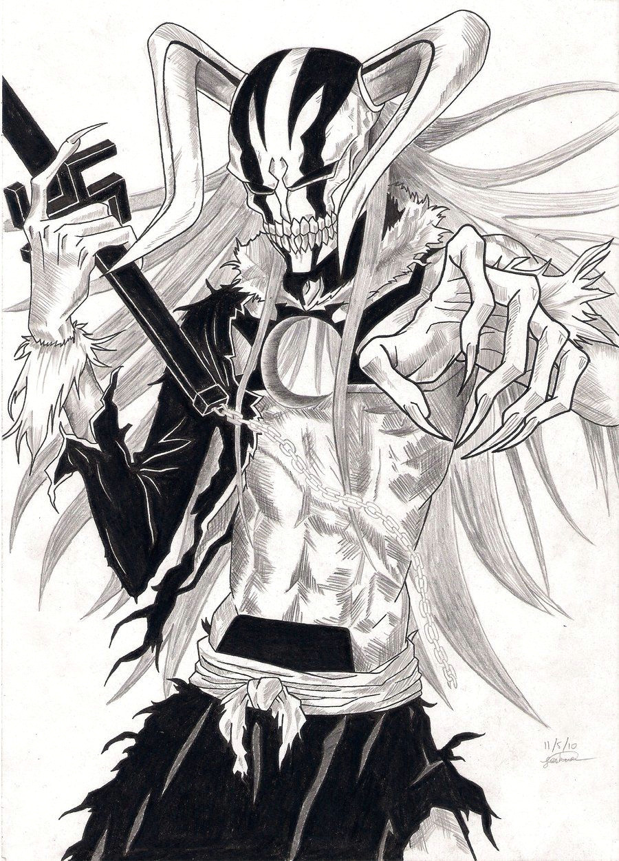 Drawing Anime Programs Ichigo Hollow form 2 Bleach Bleach Anime Anime Bleach