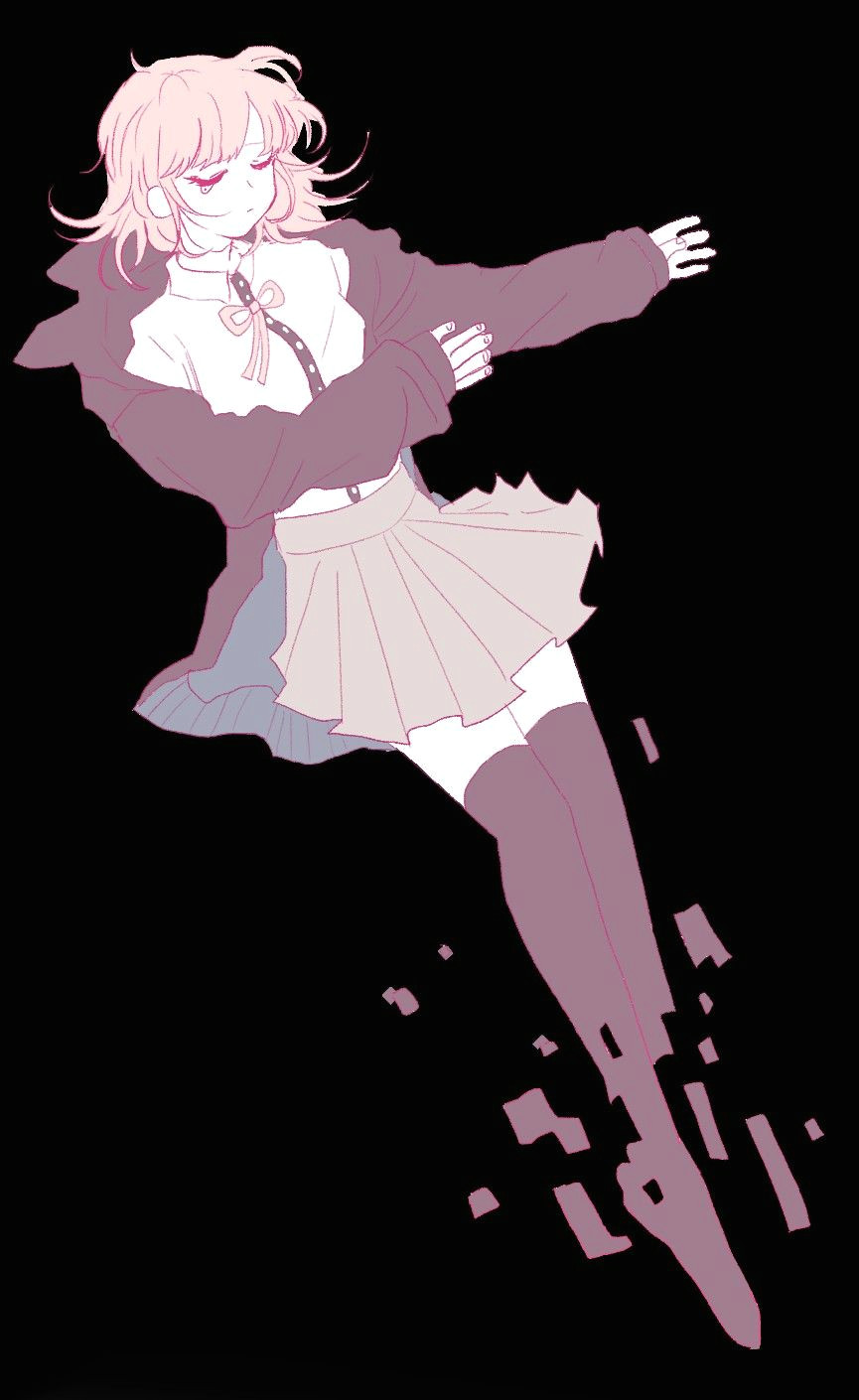 Drawing Anime Roses Pin by Rose Ninomiya On Dangan Ronpa Nanami Nanami Chiaki Anime