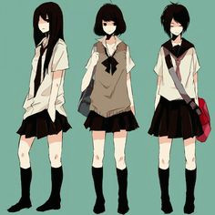 Drawing Anime School Uniform 187 Best Anime School Uniforms Images Anime Art Drawings Manga